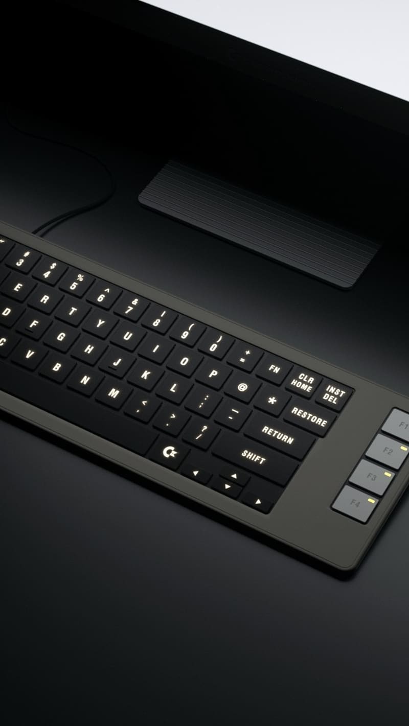 Keyboard, blacky setup, computer, HD phone wallpaper