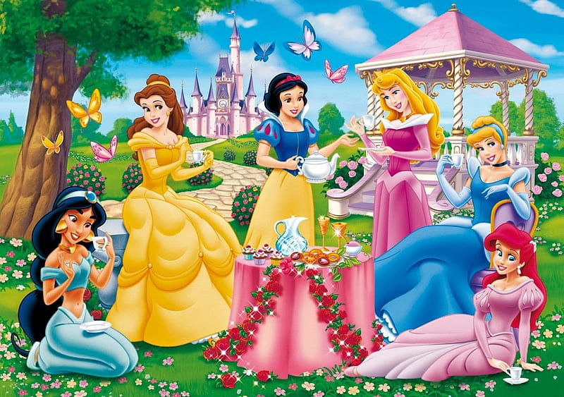 Cinderella, Sleeping Beauty, Snow White (49 pieces)  Walt disney  princesses, Disney princess pictures, Disney princesses and princes