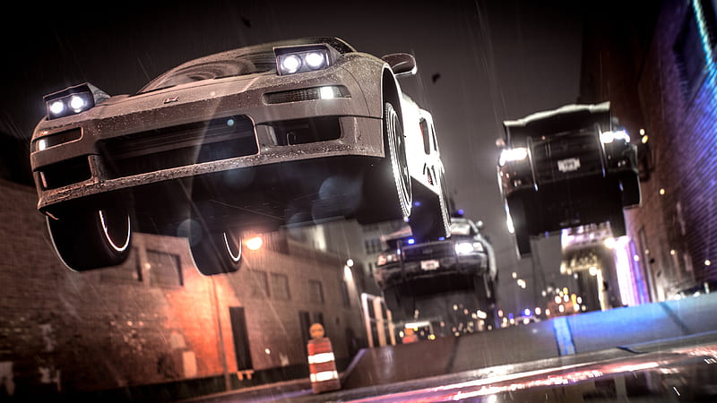 In Pursuit, Need for Speed, games, game, NFS, Honda NSX, Pursuit, Cops, HD wallpaper