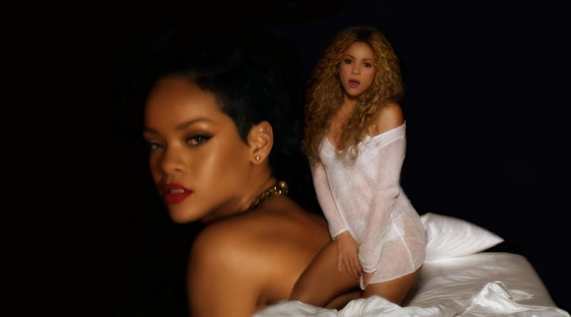 Rihanna and Shakira, pop music , Shakira, Cant remember to forget you, Rihanna, HD wallpaper