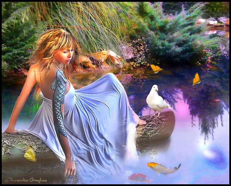 ✼.Reflection of Love Nature.✼, pretty, attractions in dreams, bonito,  digital art, HD wallpaper | Peakpx