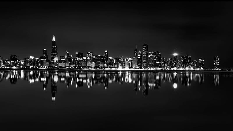 Chicago Skyline Backgrounds, HD wallpaper
