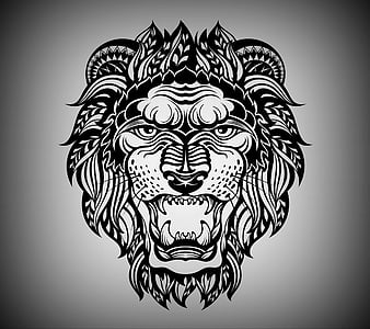 Lion Face Draw 1 by ArticWolfAI on DeviantArt