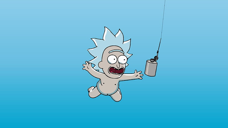 Rick and Morty, funny, minimal, rick and morty, rick y morty, HD