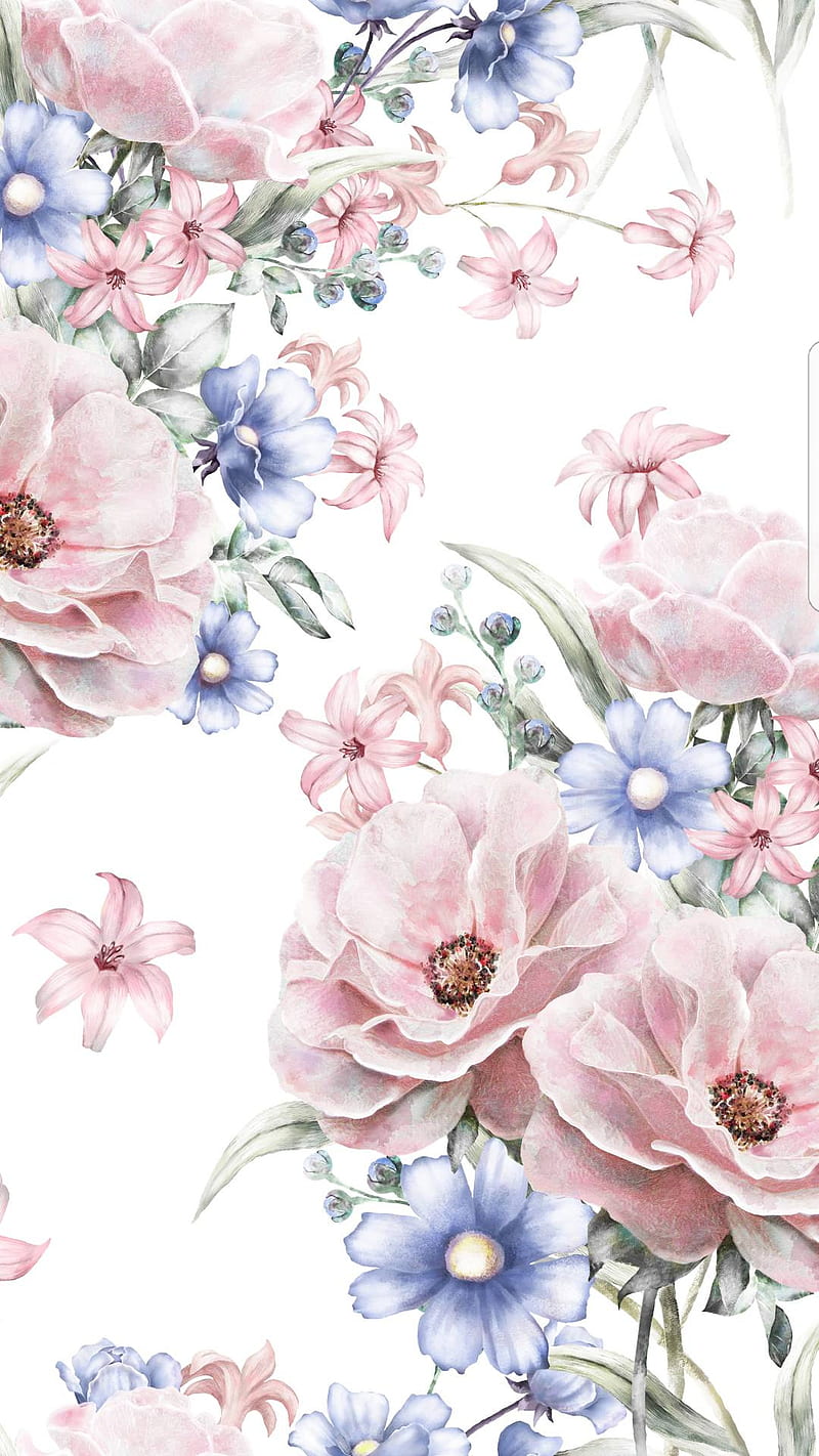 Vintage flower, flowers, HD phone wallpaper