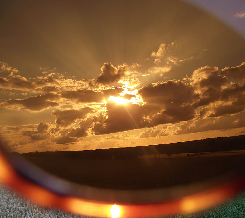 Sun Trough Sunglass, glasses, HD wallpaper