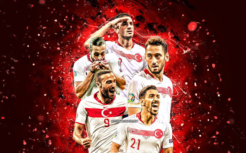 Turkey Football, kahveci, turkish, tosun, yazici, demiral, euro 2020, calhanoglu, HD wallpaper