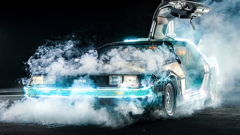 Vehicles, DeLorean DMC-12 ‘Back to the Future’, Car, Coupé, Futuristic, Gull-Wing Door, Sport Car, HD wallpaper