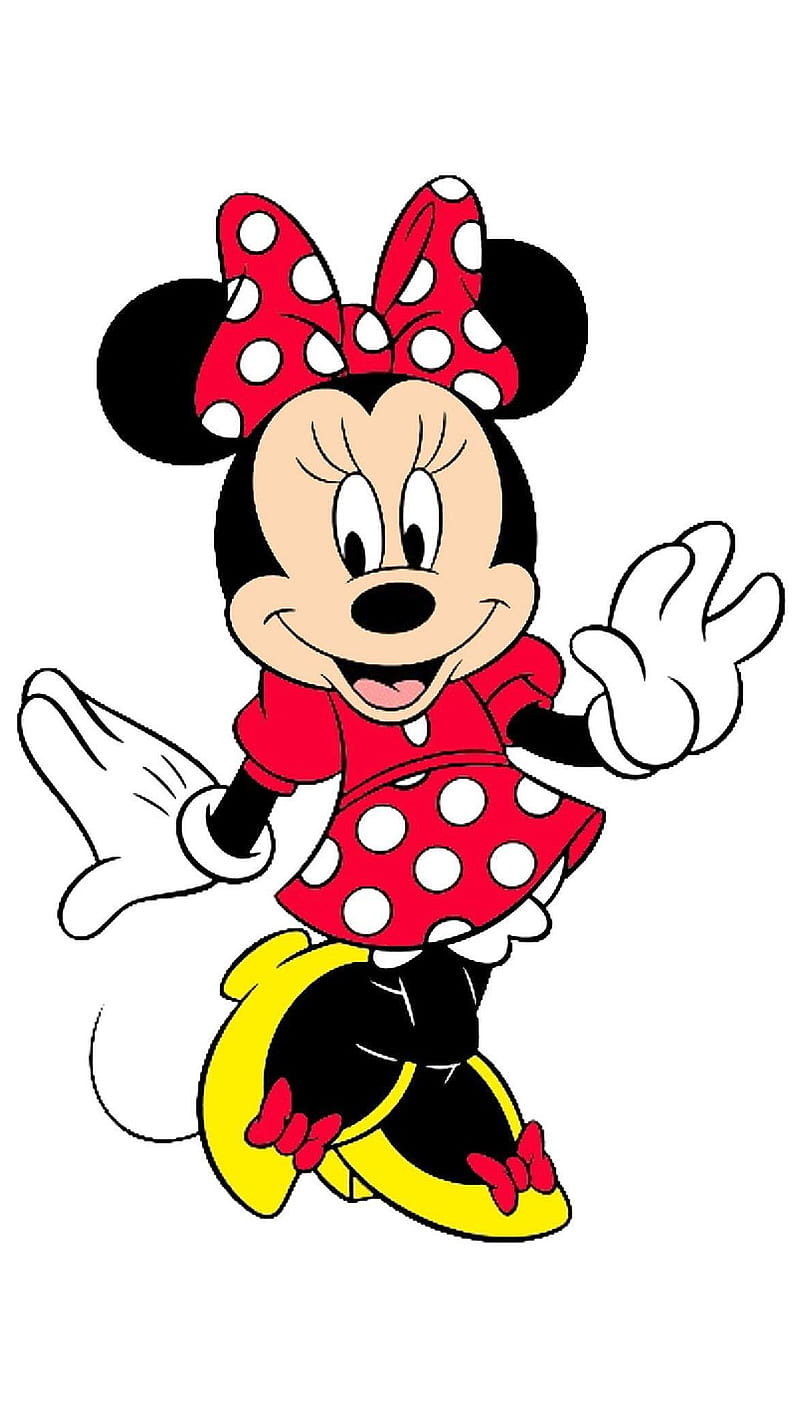 Minnie Mouse, cartoon character, HD phone wallpaper | Peakpx