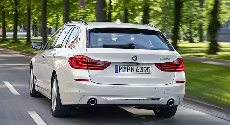 vermijden dood gaan ondernemer 2018 BMW 5-Series 520d Touring - Rear, car, HD wallpaper | Peakpx