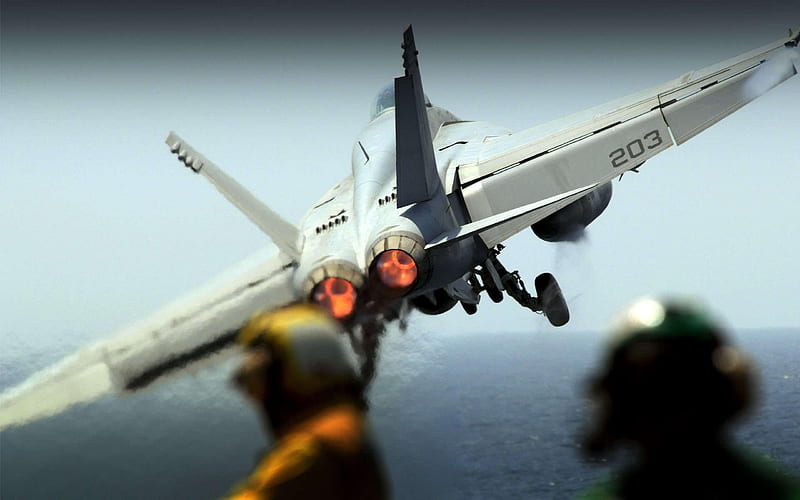 F 18 Hornet Takeoff-2012 military Featured, HD wallpaper