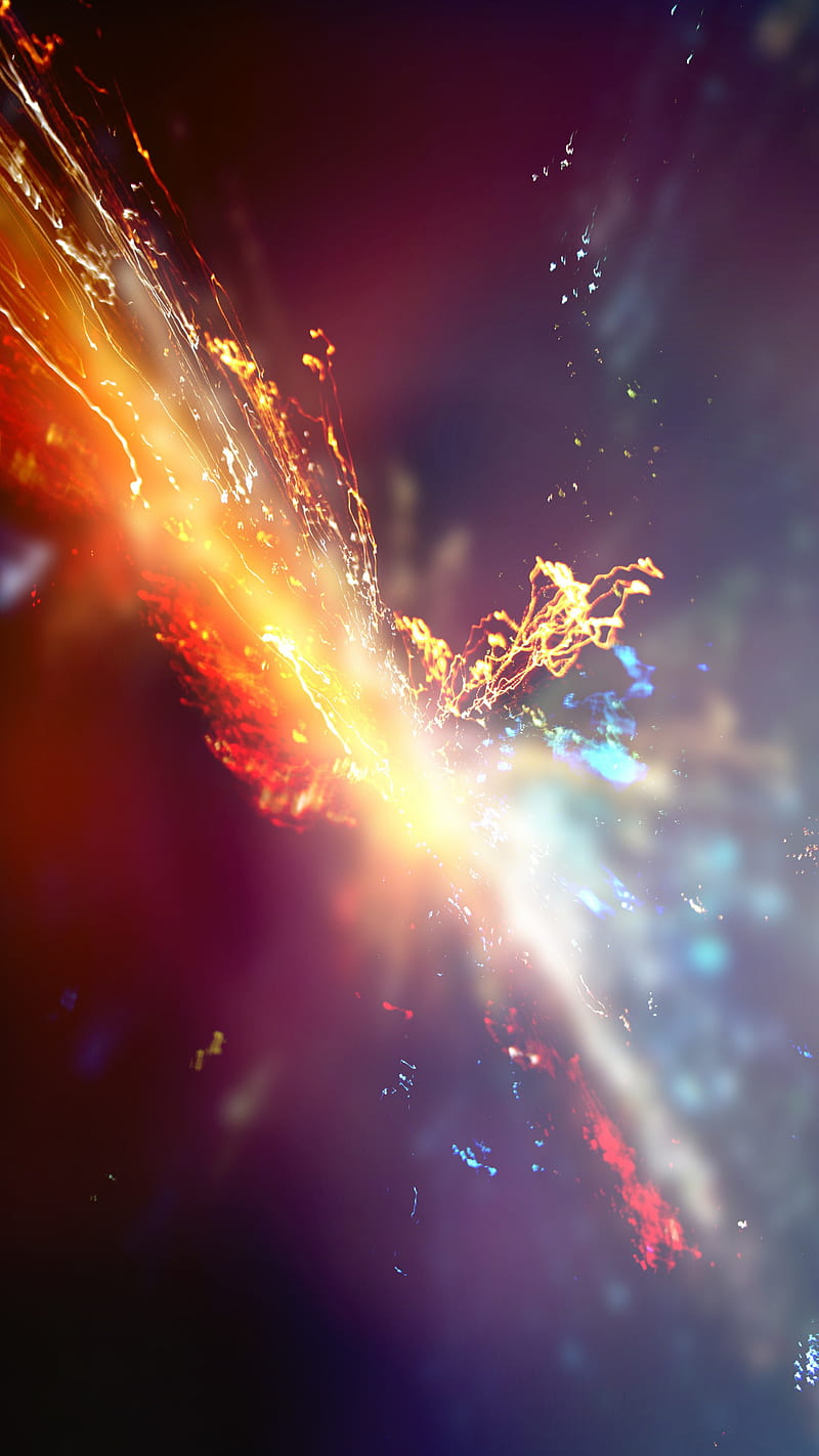 Explosion, abatract, color, cosmic, power, HD phone wallpaper | Peakpx
