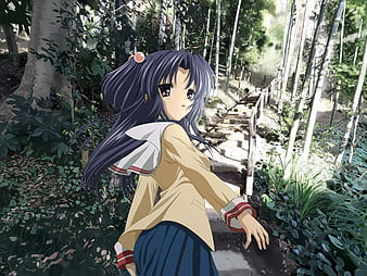 Athah Anime Clannad Tomoyo Sakagami Kyou Fujibayashi Nagisa