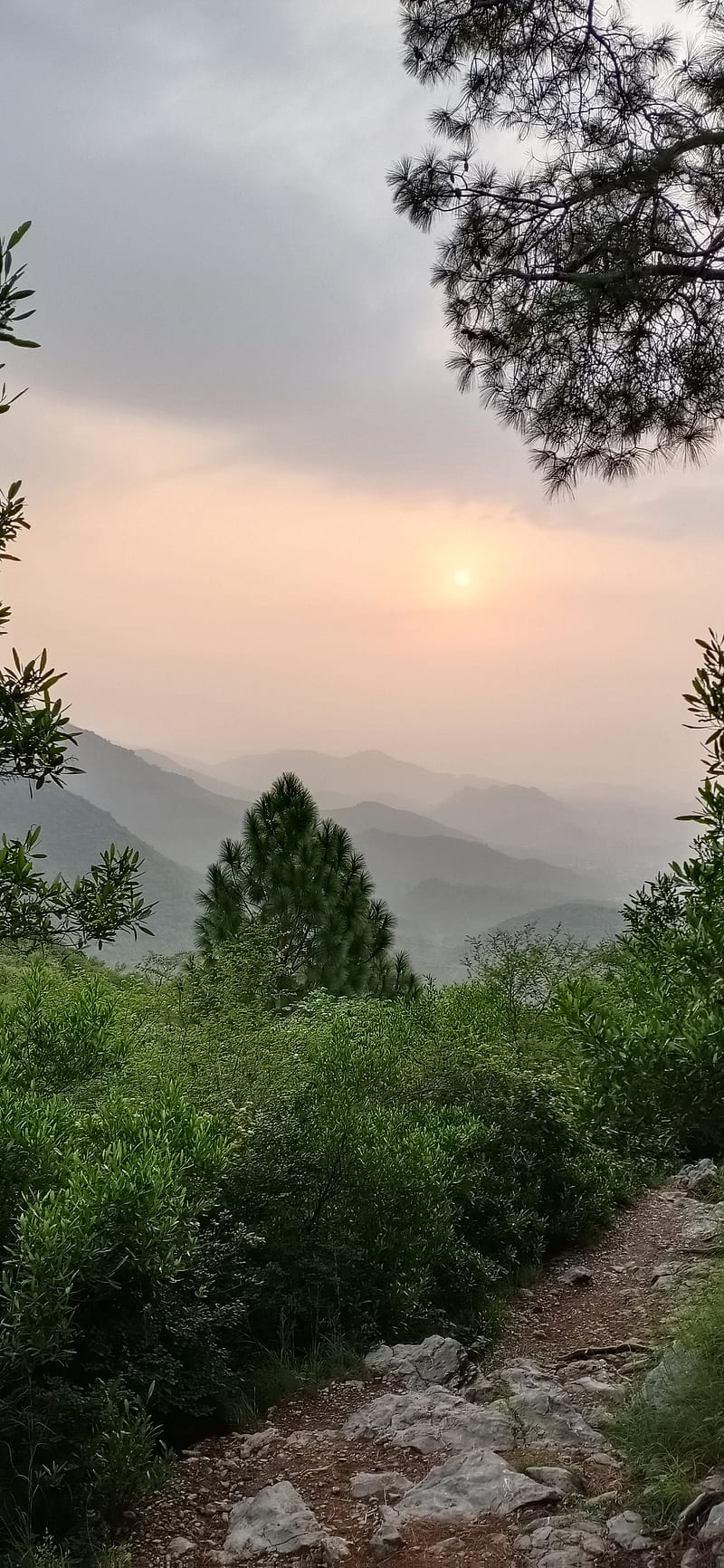 Margala Hills, hiking, islamabad, mountains, nature, sunrise, wildlife, HD phone wallpaper