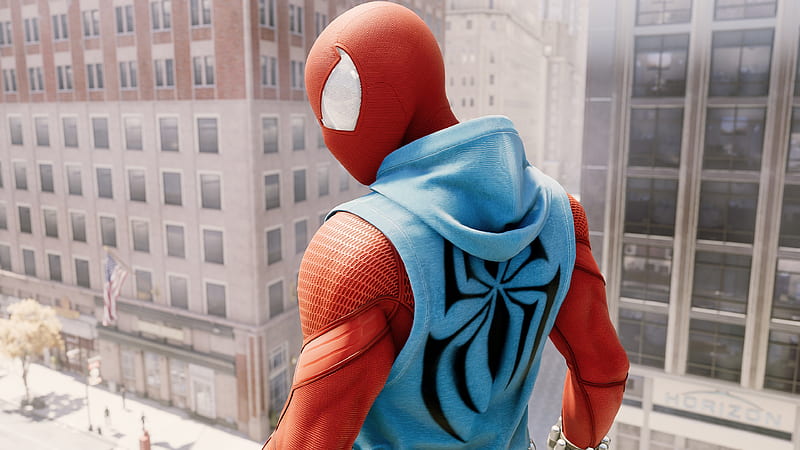 Scarlet Spiderman Ps4 New Suit, spiderman-ps4, spiderman, superheroes, games, 2018-games, ps-games, reddit, HD wallpaper