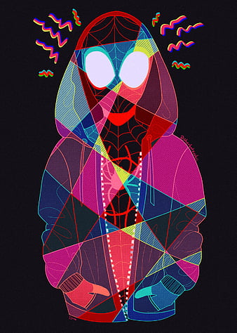 Miles Morales, marvel, comics, marvel comics, spider-man, spiderman, spider-verse, into the spider-verse, HD phone wallpaper