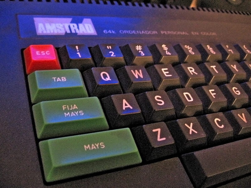 File:Amstrad CPC keyboard closeup.jpg, amstrad, HD wallpaper