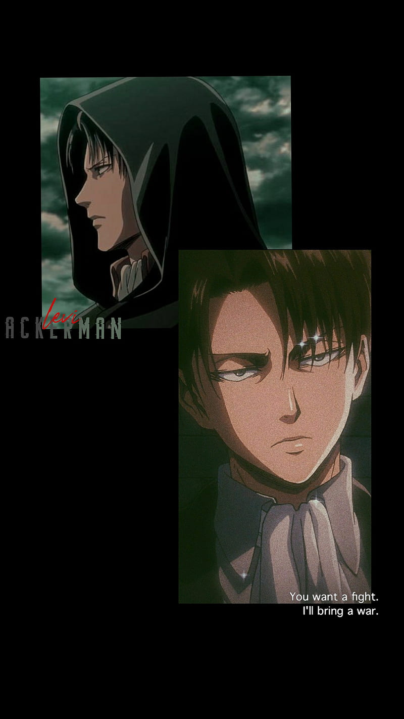 Levi Ackerman aot, ackerman, anime, aot, attack on titan, black, cool, eren, levi, mikasa, vintage, HD phone wallpaper