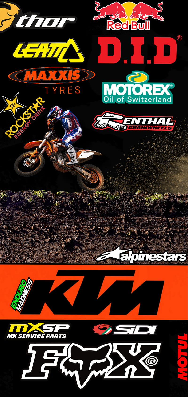 motocross logo wallpaper