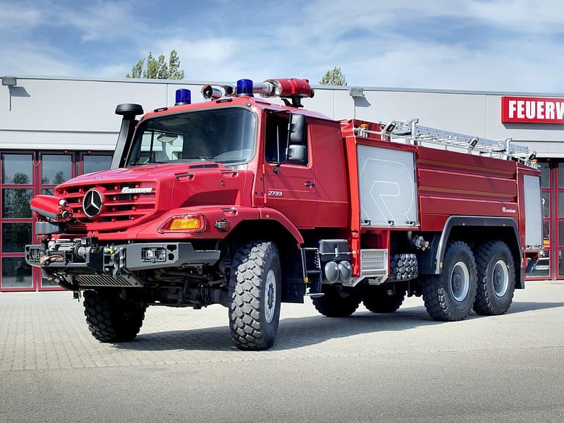 Mercedes Benz, Mercedes, Vehicles, Fire Truck, Fire Engine, Mercedes Benz Fire Truck, HD wallpaper