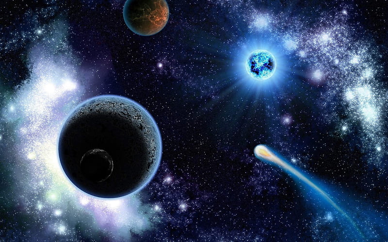 Sci Fi Planets-Universe space, HD wallpaper