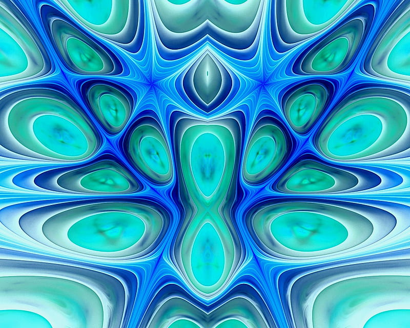 Sphereeye Variation, flame, apophysis, fractal, colorfull, render, blue, HD wallpaper