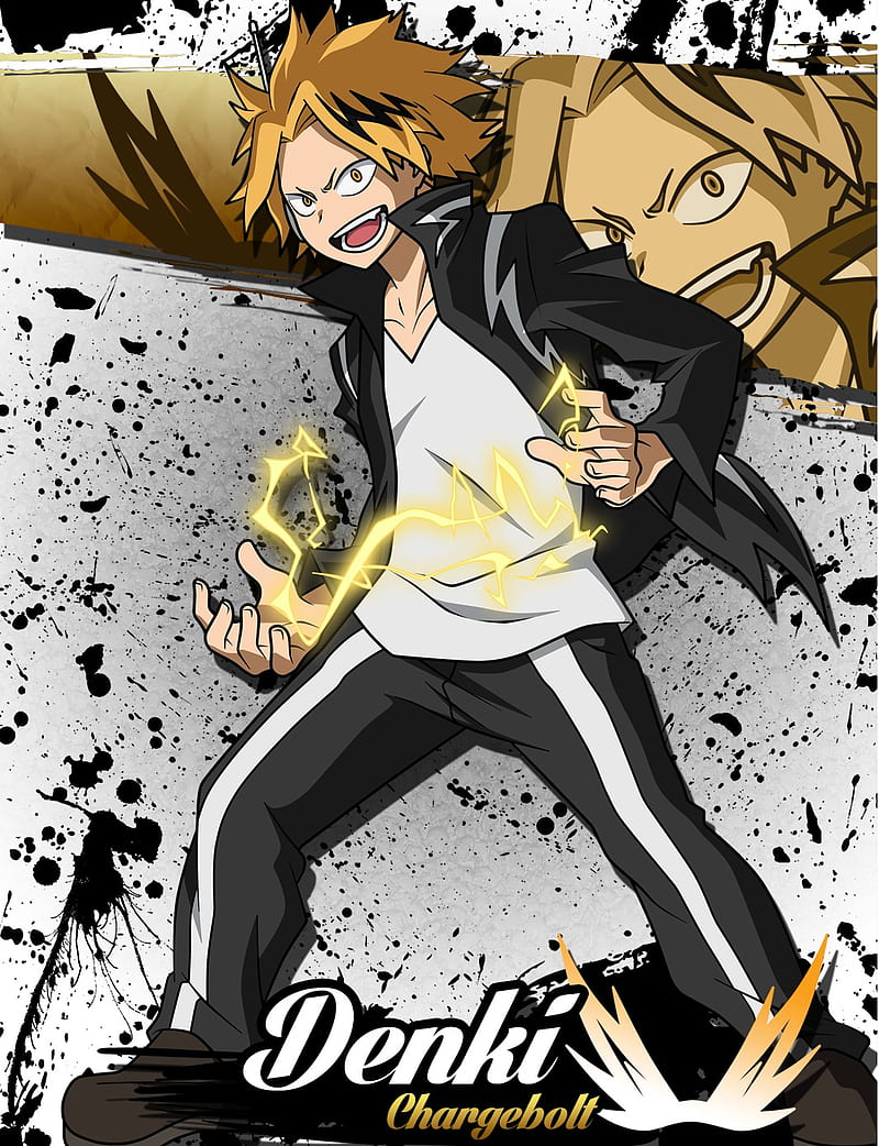 denki, academia, boku, hero, my, no, HD phone wallpaper denki, academia, boku, hero, my, no, HD phone wallpaper