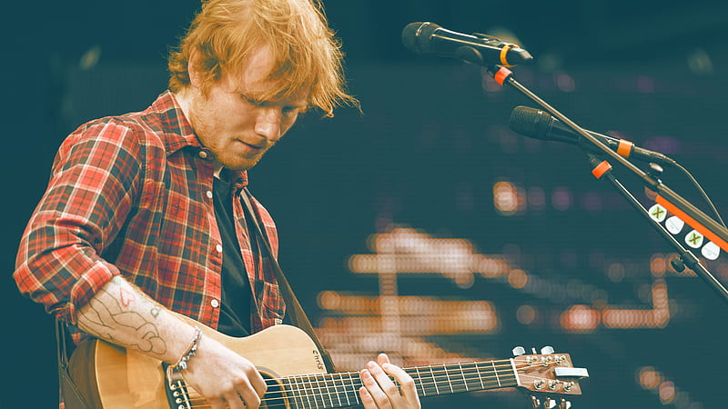 Watch Ed Sheeran: Man + Guitar, HD wallpaper