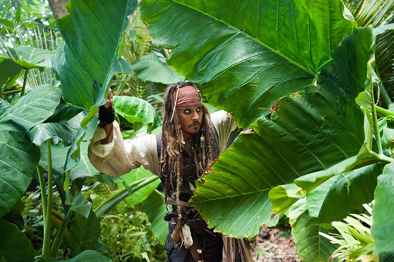 Jack Sparrow, captain, johnny depp, movie, pirates, pirates of the caribbean, sea, HD wallpaper