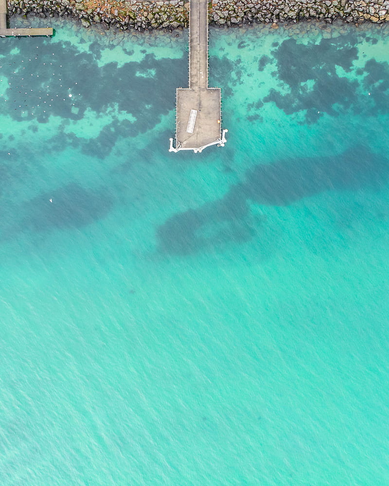 aerial beach boardwalk, HD phone wallpaper