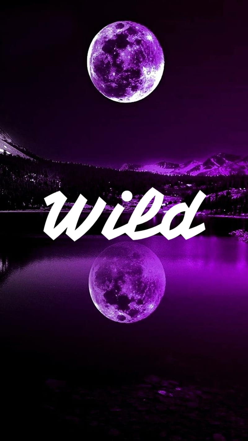 Stay Wild, earth, galaxy, gente, horizon, mix, moonlight, planet, purple, red, space, HD phone wallpaper