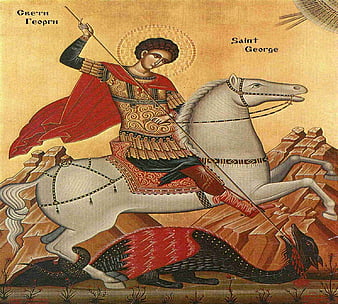 SAINT GEORGE AND THE DRAGON, graphy, usa, symbol, action, HD wallpaper ...