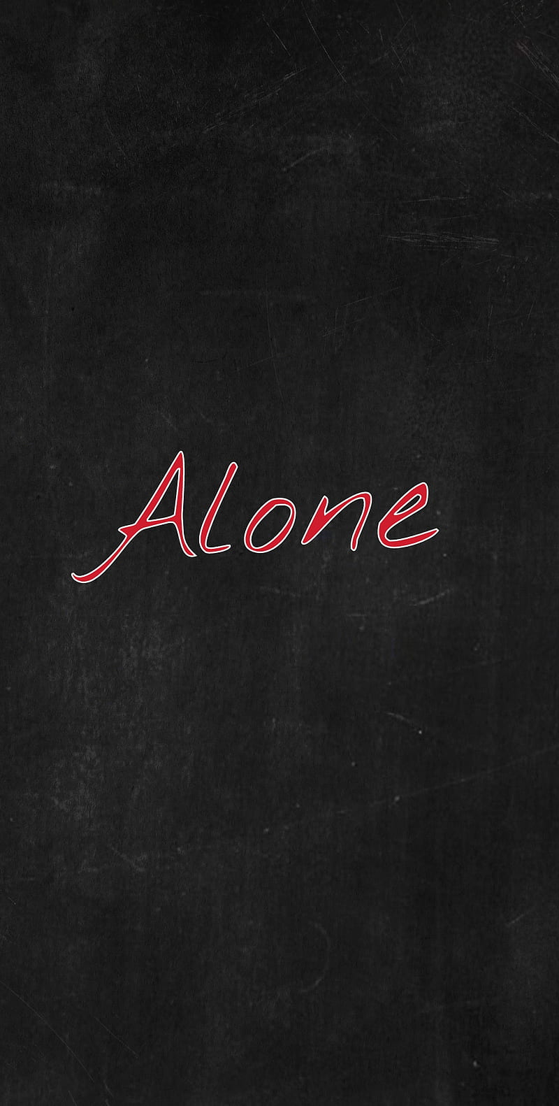 Alone, os, quotes, red, love, logo, black, missing, sarcastic, HD phone wallpaper