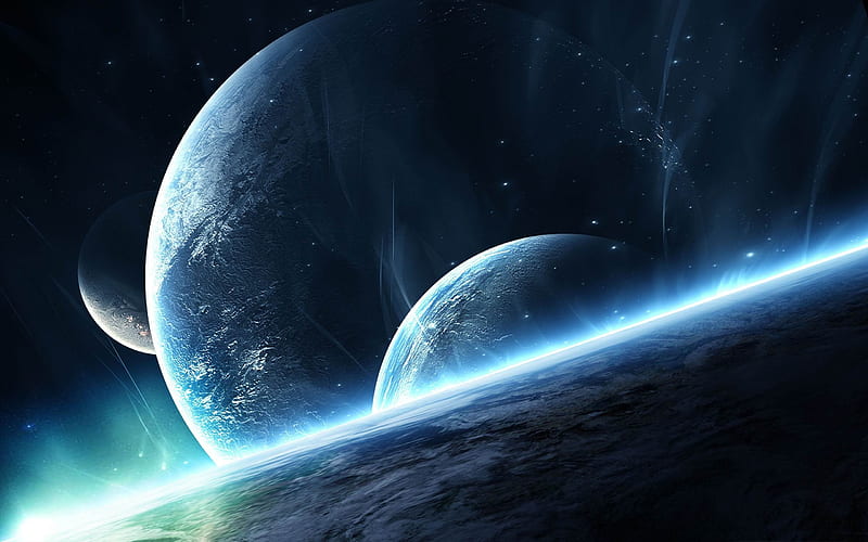 close planets-Space exploration secret theme, HD wallpaper