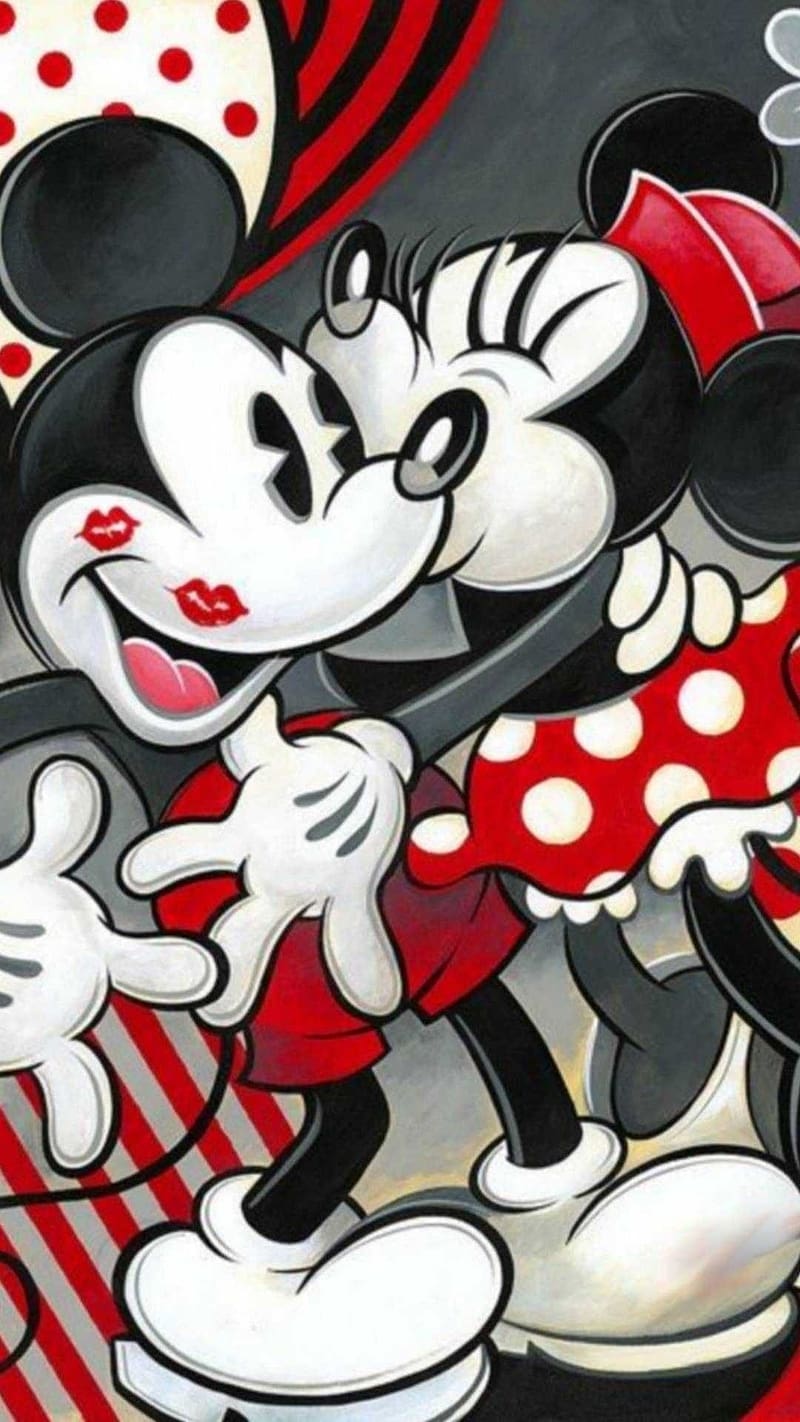 Samuel Ocultación Rey Lear Mickey Mouse y Minnie Mouse, minnie besando a mickey, minnie mouse, mickey  mouse, Fondo de pantalla de teléfono HD | Peakpx