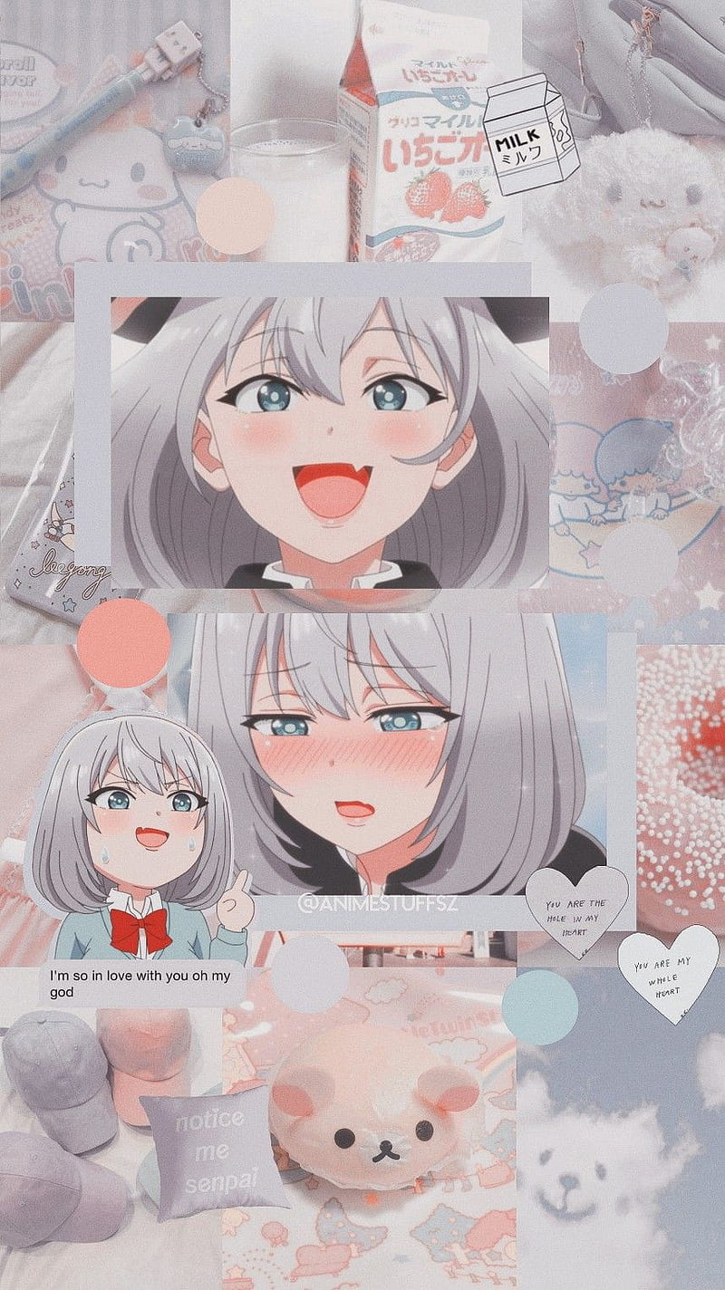 Tejina Senpai, anime, girl, HD phone wallpaper
