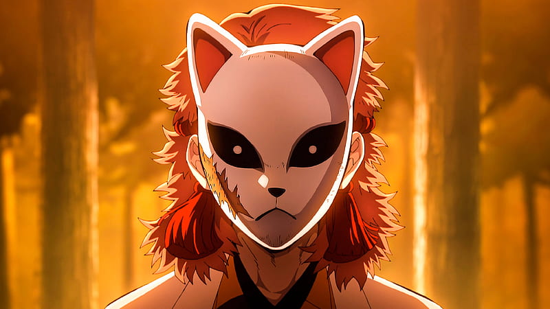 Demon Slayer Sabito Fox, Fox Mask, HD wallpaper