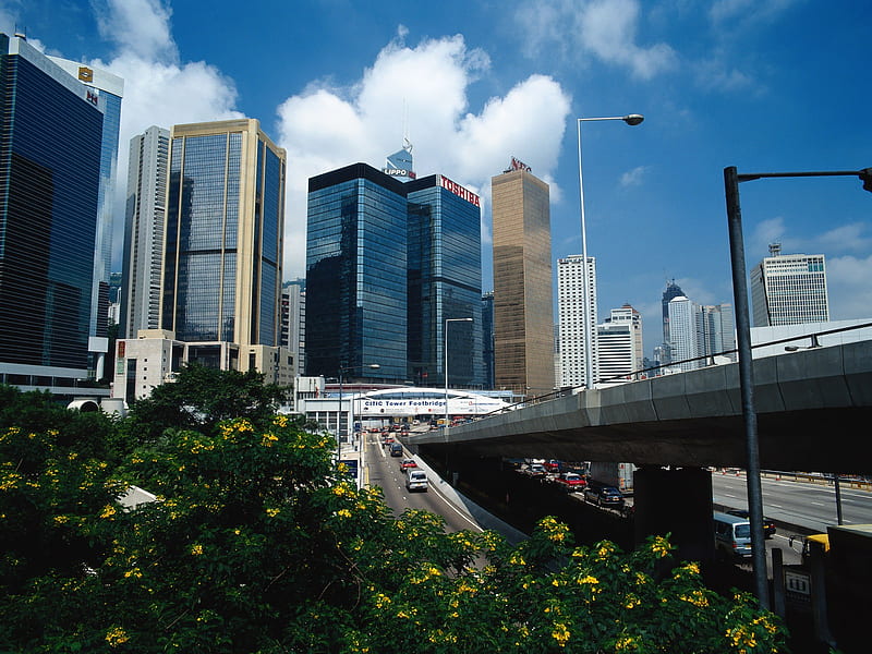 City Landscape 07-Hong Kong landscape, HD wallpaper