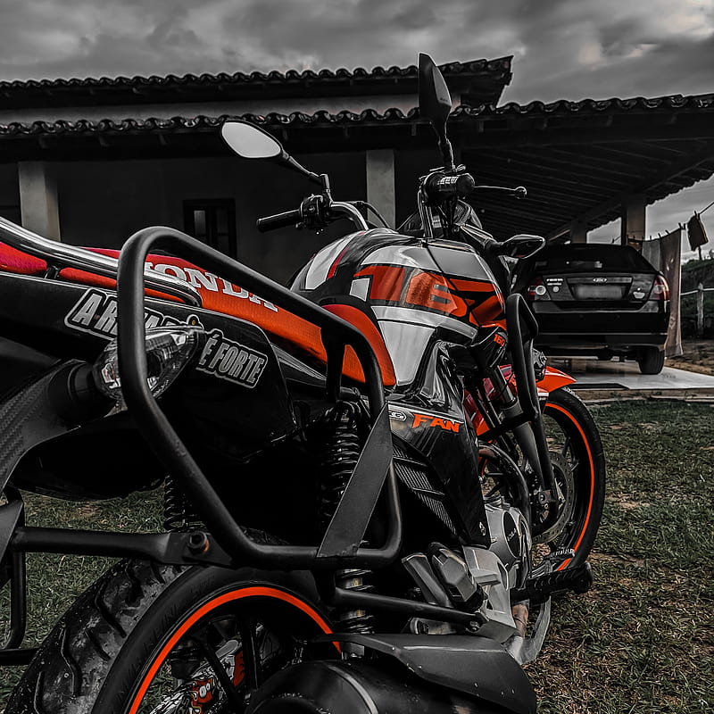 Honda Cg Titan 160, 2019, cb500, fan, grau, hornet, moto, HD phone  wallpaper