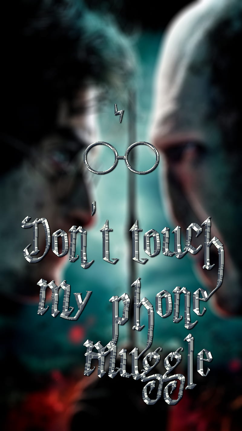 Harry Potter PRO, dont touch my phone, harry potter, potterhead, HD phone wallpaper