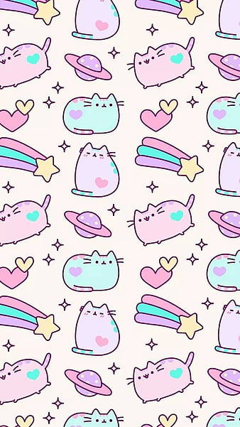 Pusheen Space Synth, cat, keyboard, music, synthesizer, HD wallpaper ...