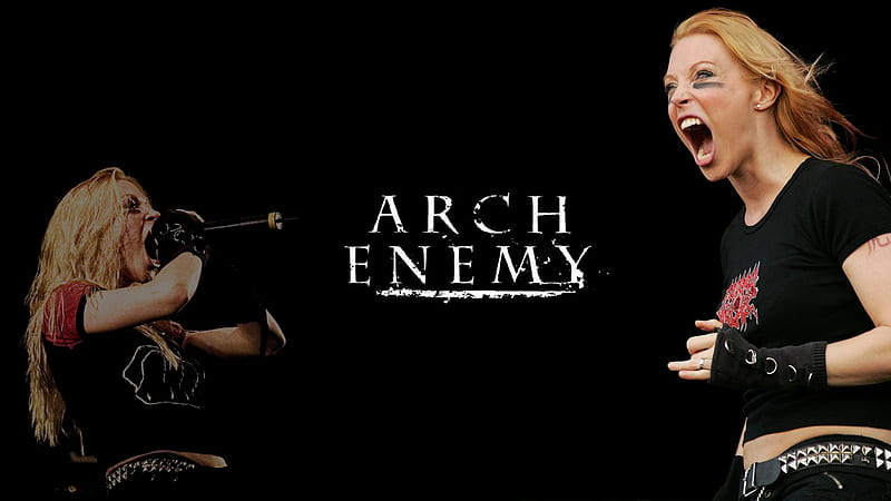 Arch Enemy, metal, angela gossow, music, HD wallpaper