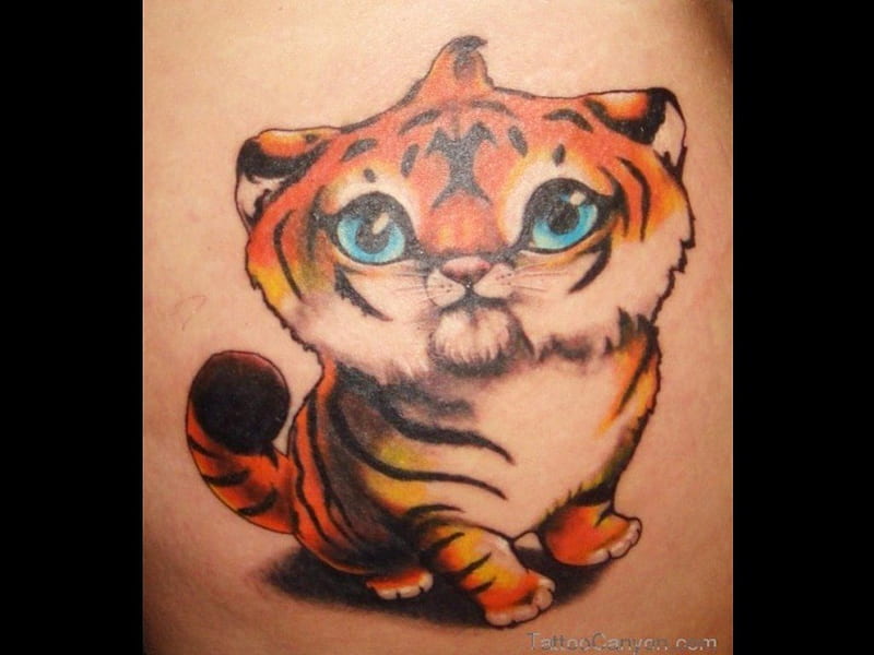 Tiger Cub Tattoo by chris-187 on DeviantArt