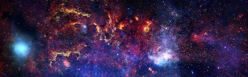 Panorama of the Milky Way F2, space, milky way, bonito, abstract, high quality, panorama, graphy, wide screen, HD wallpaper