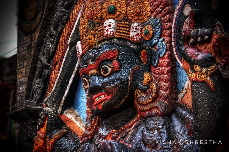 God Kalbhairav, kishan, nature, peace, religious, scenes, spiritual, HD wallpaper