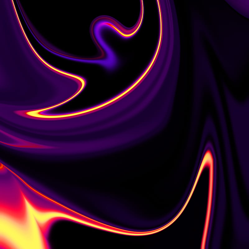 violet liquid flow, digital, fluid, interweaving, modern, pattern, smoke, wave, HD phone wallpaper
