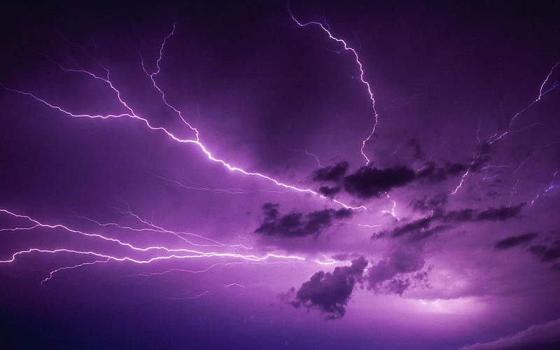 Electrical Storm, nature, sky, clouds, Lightning, HD wallpaper