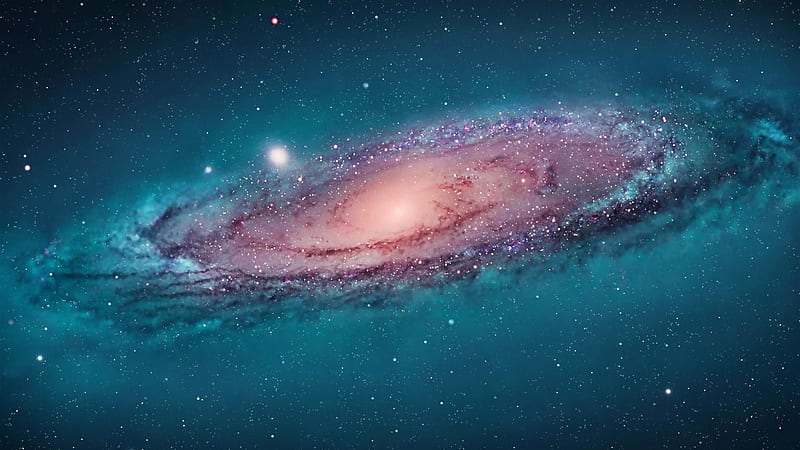 Space Nebula Starry Sky Blue Galaxy, HD wallpaper