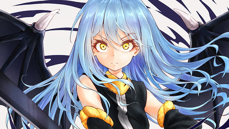 Blue Hair Rimuru Tempest Tensura Anime Girl Rimuru Tempest, HD wallpaper