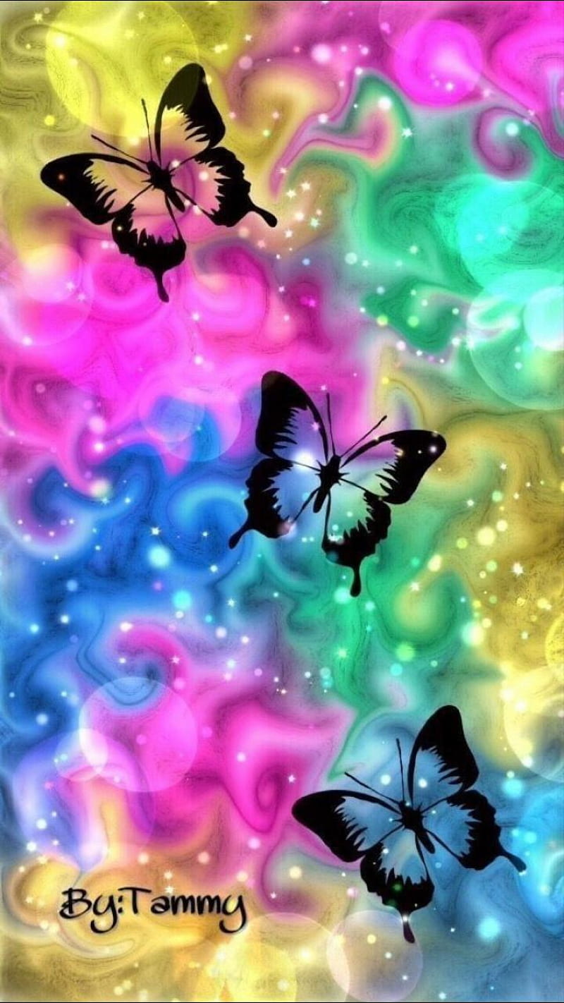 Butterflies, pink, summer, HD phone wallpaper | Peakpx